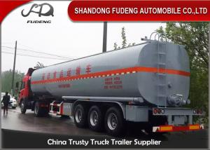Quality Round 40000L 45000L 50000L Diesel Oil Fuel Tanker Semi Trailer for sale