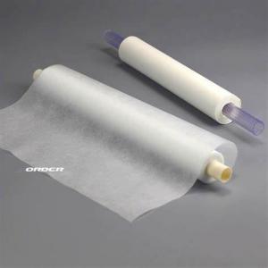 Quality 50% Polyester Fibre SMT Nonwoven Cleanroom Wipes Roll Wood Pulp Paper for sale