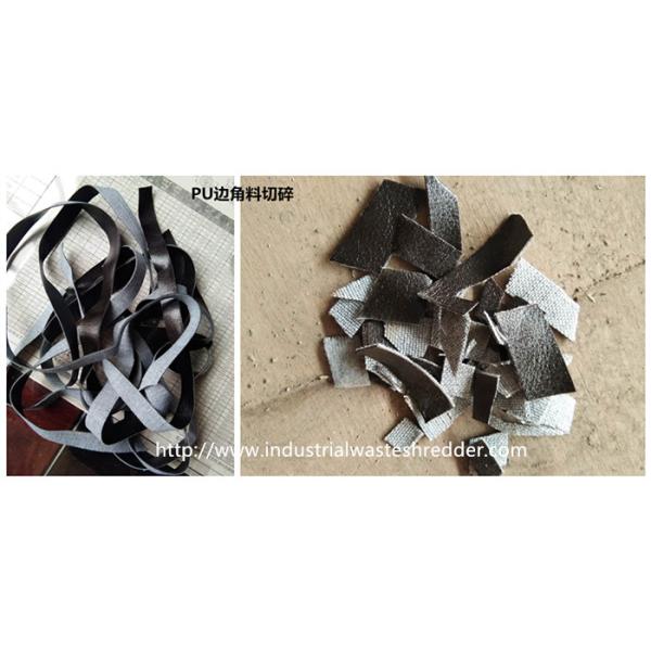PU Recycling Rag Cutting Machine Artificial Leather Animal Fur Shredder Crusher