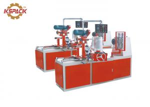 China Automatic PLC Touch Screen Control Paper Pipe Making Machine Red / Blue Color on sale