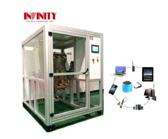 Economic Smartphone Rolling Drop Test Machine With LCD PLC Controller AC220V 50Hz 3A