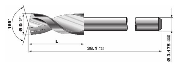 Buy Prevent Bird Nesting PCB Solid Tungsten Carbide Drill Bits at wholesale prices