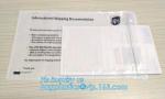 Self-Seal Security Document Packing List, UPS TNT express invoice packing list