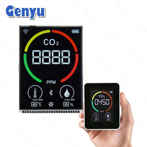 2.5 Inch VA LCD Display 4 Digit 7 Segment Screen 24PIN For Carbon Dioxide Detector