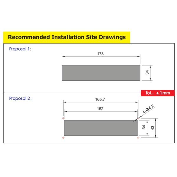 Easson DRO Glass Scale Linear Encoder