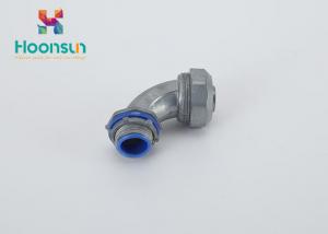 China Liquid Tight Connector Flexible Conduit / 90 Degree Conduit Box Connector With Flameproof on sale