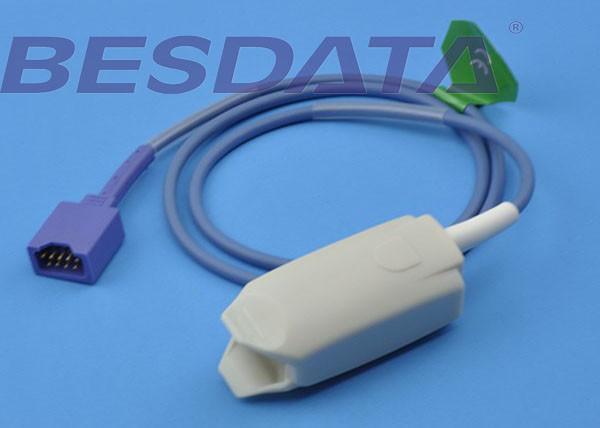 Buy TPU Material Spo2 Sensor Probe , Spo2 Finger Probe Gray Blue Color Conmed 2333 at wholesale prices