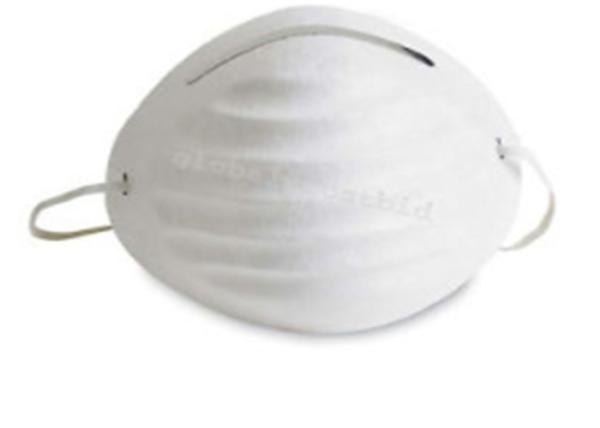 Buy Non Toxic Cone Dust Mask Low Initial Pressure With Elastic Ear Hooks at wholesale prices