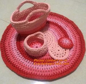 China crochet rug crochet floor rugs round blanket baby blanket yoga blanket yoga rugs round flo on sale