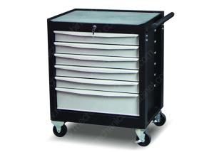 Quality Custom Color Drawer Slides Ball Bearing Tool Chest , Roll Around Tool Box 6 Drawer for sale