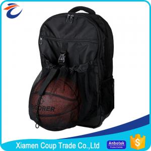 Quality Multifunction Outdoor Sports Bag / Polyester School Bags With Mesh Ball Pocket for sale