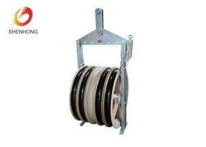 China Stringing Large Diameter Rope Pulley As Tesmec 916mm Wire Stringing Blocks on sale