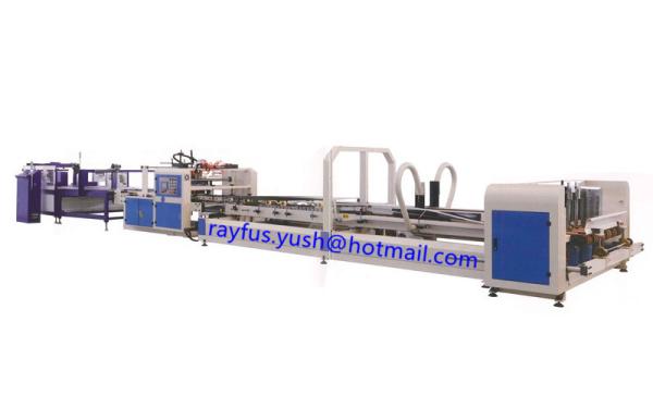Buy Automatic Folder Gluer Strapper Inline Machine, inline stitching unit as option at wholesale prices