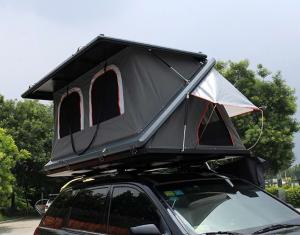 Quality Half Automatic Z Shaped Hard Shell Roof Top Tent for sale