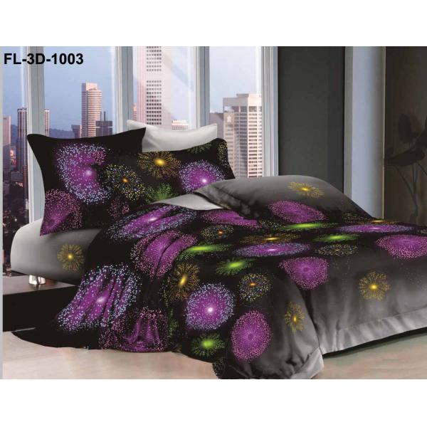 3D Disperse Printed Bedsheet Polyester Sheet Set