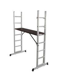 Buy Bigger Platform Telescopic Scaffold Tower  2x7  Folding Scaffold Ladder at wholesale prices