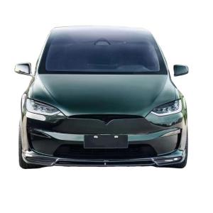 Quality CMST Tesla Model X Body Kit Dark Green Tesla Widebody Kit 2023 Front Lip Diffuser for sale