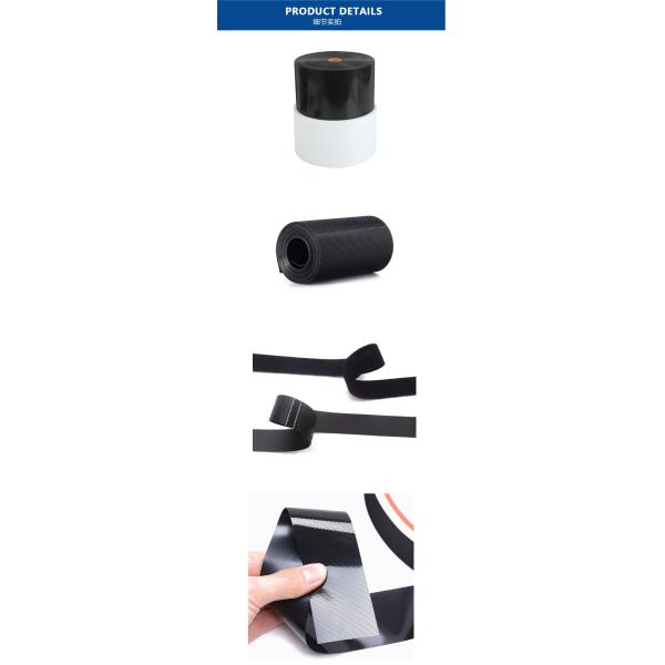 Black And White Hook And Loop Closures Non Prickly Comfortable For Clothing And Shoes