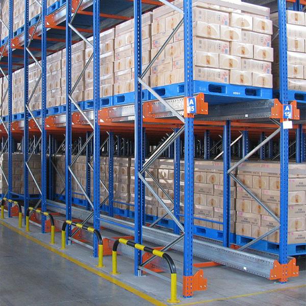 High-Density Drive-in Racking System with Up to 80% Storage Capacity and 2-10 Pallets Deep per Lane
