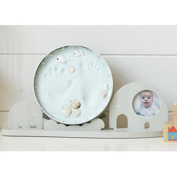 Newborn Baby Hand And Foot Print Keepsake Tin Mud For Hundred Days Gifts