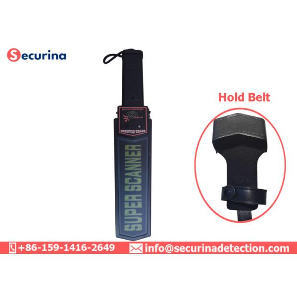 Portable Electronic Security Metal Detector Wand Intelligent Alarm Continuous Adjustment