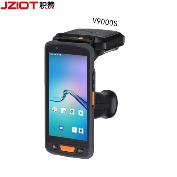 Buy Android Rugged Industrial Hf 15693 Handheld Rfid Tag Reader Mobile Terminal 1d 2d Scanning at wholesale prices
