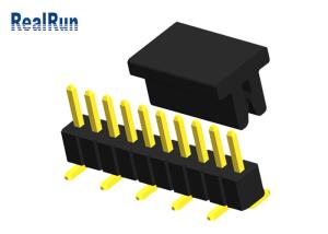 Quality 1.0mm 1x10 Single Row10P Male Header Connector With CAP for sale