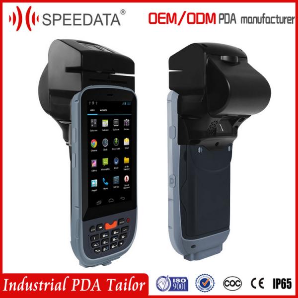 4.5 inch Touch Screen android Programmable Mobile Data Terminal Pda Printer with 1Gb Ram