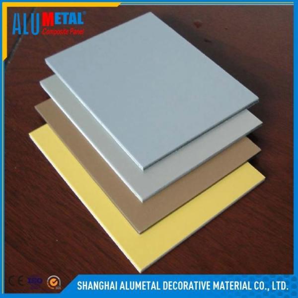 Architectural Wall Aluminium Composite Panel Cladding 4mm 1500mm Mirror Surface AA1100