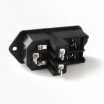 AC Power Connector Inlet Socket LZ-14-F14 C14 10A 250V 3 Pin Plug Toggle Switch