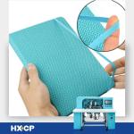 HX18B Semi Auto Notebook Elastic Band Elastic String Fixing Machine Cover Edge