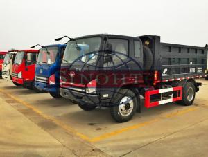 Quality 4 X 2 Two Axles Light Duty Dump Trucks 6 Wheels 8 Tons Loading Capacity for sale