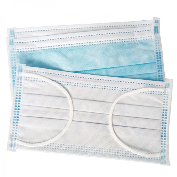 Buy Fast delivery in stock earloop protective 3ply face mask 3 ply non woven fabrics disposable face mask at wholesale prices