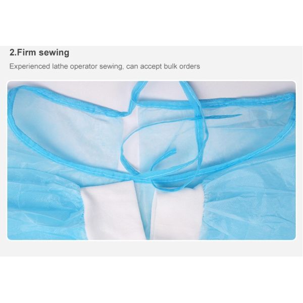 CE Elastic Cuff Disposable Surgical Gown AAMI Level 3