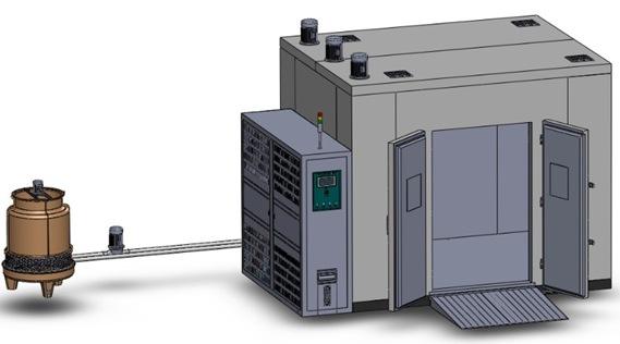 LIYI Touch Screen Walk In Climatic Chamber Reliability Testing Controlled