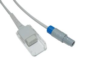 2.4m PM9000 Mindray Spo2 Sensor TPU Material Anti Interference