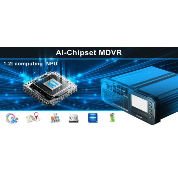 4G WIFI GPS ADAS BSD DSM MDVR For Front Collision Warning System And 4G Connectivity