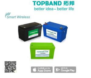 Topband Lithium Phosphate Battery 12V 100Ah With Patent Bluetooth Communication