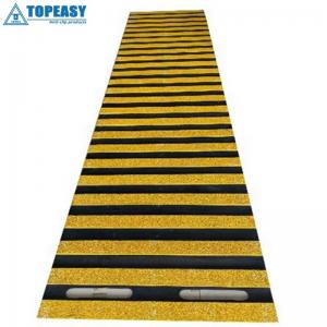 Quality Anti-slip Short tread pipe walker 3300x700mm Yellow black color Topeasy China manufacturer competitive price for sale