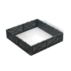 China Extra Large Drip Tray for Garden Decoration 4 Square Units Plant Containers Accessory on sale