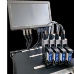 4 Heads Inkjet Date Coder Machine 600 DPI High Resolution Industrial Inkjet