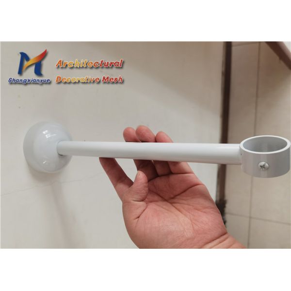 Rome Pole Overhang Partitions Coil Drapery Curtains Antique Bronze Aluminium Steel