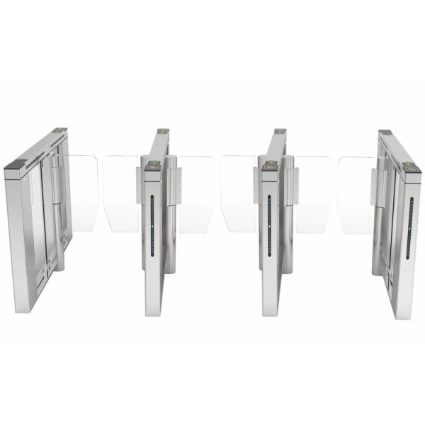 Automatic SUS316 Servo Motor Airport Swing Barrier Gate