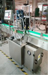 Quality PLC Controlled Linear Multi Function Bottle Semi Automatic Capper for sale
