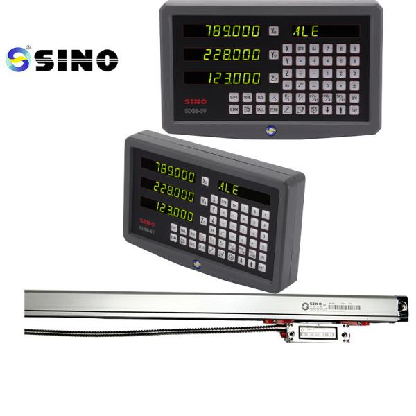 Buy TTL Glass Scale Ruler With 5um 3 Axis Digital Readout DRO SDS6-3V 5micron Linear Encoder at wholesale prices