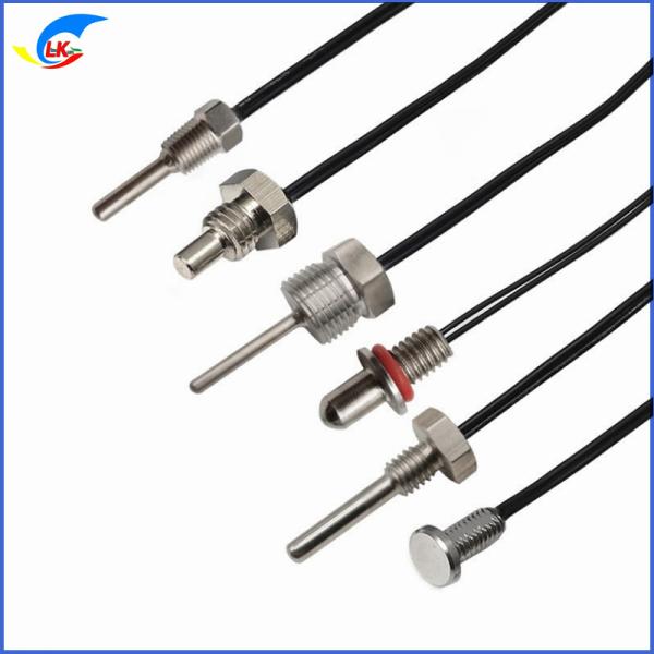 Buy 304 Stainless Steel M8 Thread Package 10K±1% B Value 3435 NTC Temperature Sensor For Home Appliance Temperature Sensor at wholesale prices