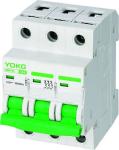 AC Single Phase Miniature Circuit Breaker D Tripping Curve 1P B Curve And C