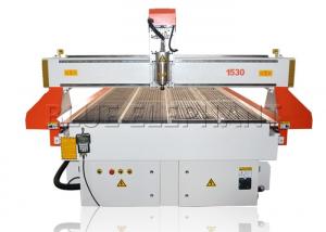 Quality Four Axis Cnc Glass / Stone Engraving Machine High Steel Mechanical Heavier Bed for sale