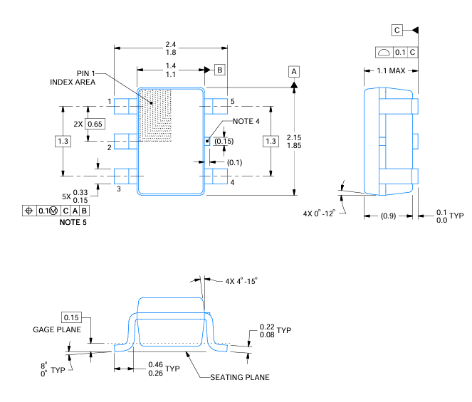 LMT87 High-Accuracy Analog Temp Sensor with ±0.4°C Max 1.5V-5.5V Supply -13.6mV/°C Gain SC70 Package 5.8µA Quiescent Current Stable with 1nF Capacitor