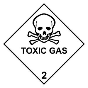 Quality TOXIC GAS Safety Sign for sale
